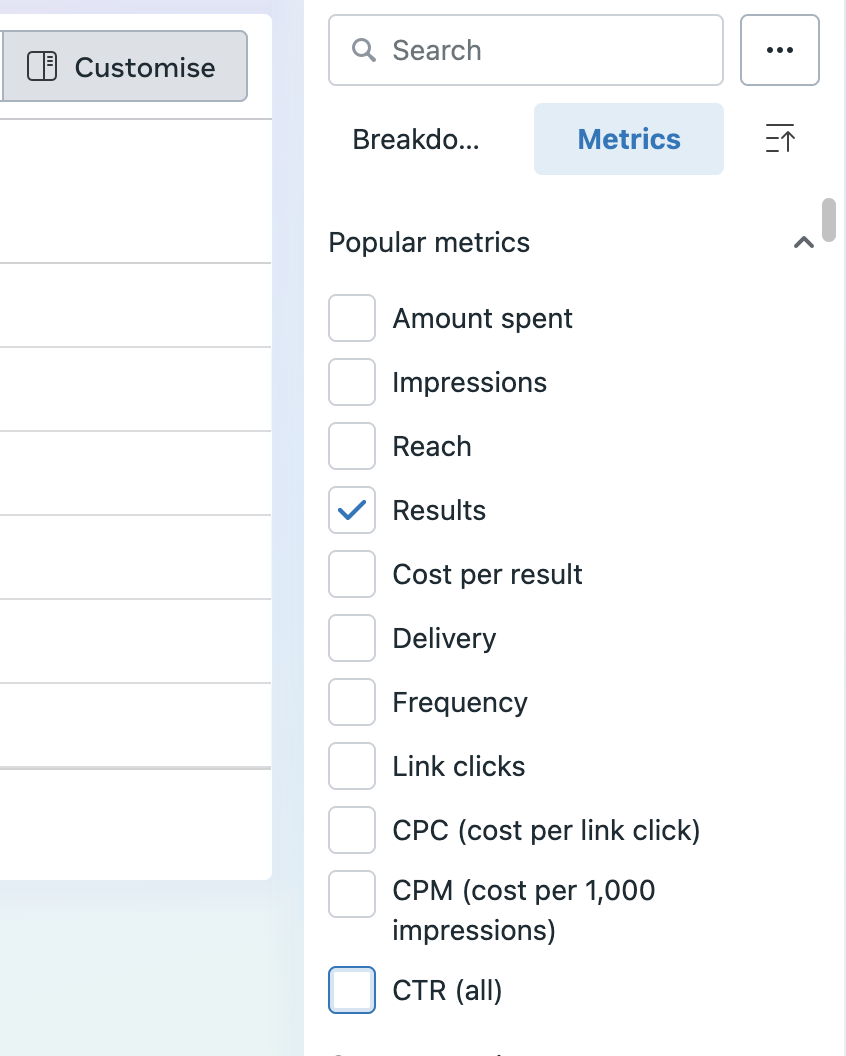 Ad Reporting Tab for Deeper Analysis